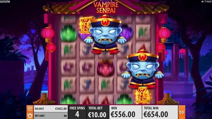 vampire senpai slot screen