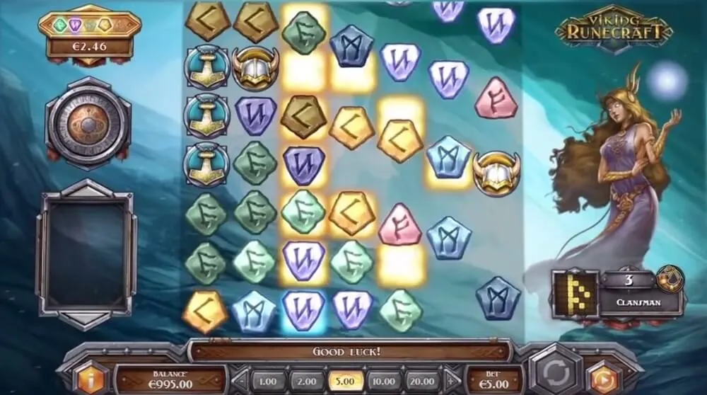viking runecraft slot screen