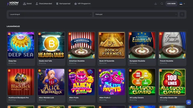 voom casino pakkumised