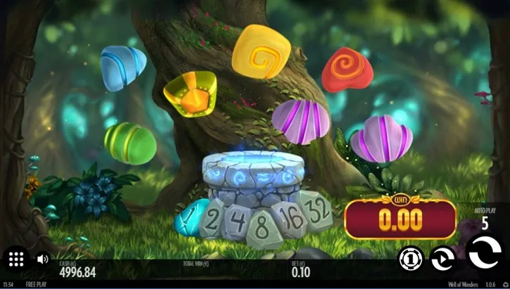 well of wonders slot screen