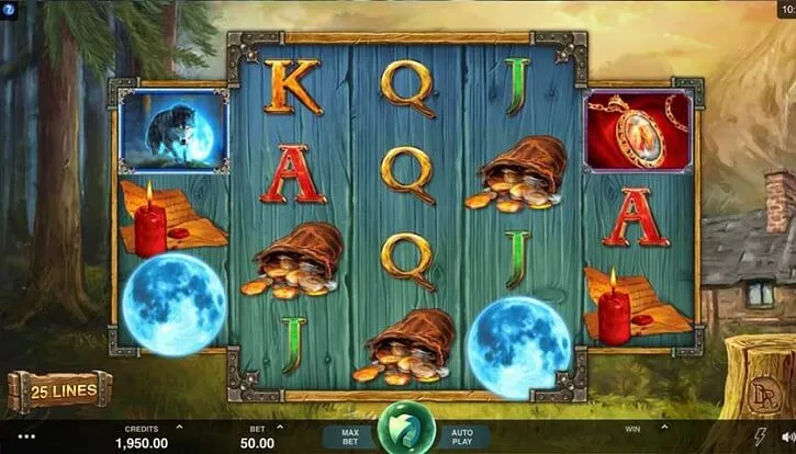 wicked tales dark red slot screen
