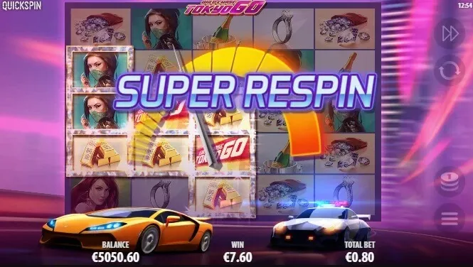 wild chase tokyo go slot screen