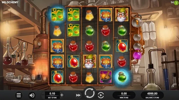 wildchemy slot screen