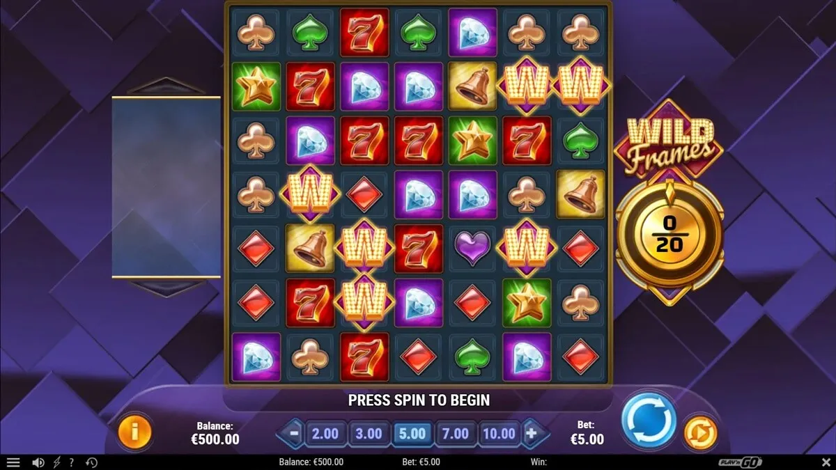 wild frames slot icon