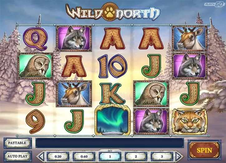 wild north slot screen
