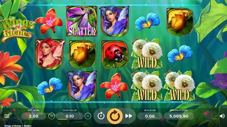 wings of riches slot review