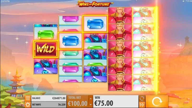 wins of fortune slot icon