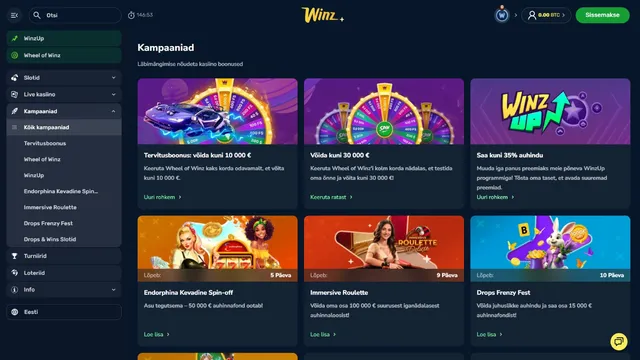 winz.io casino promotions