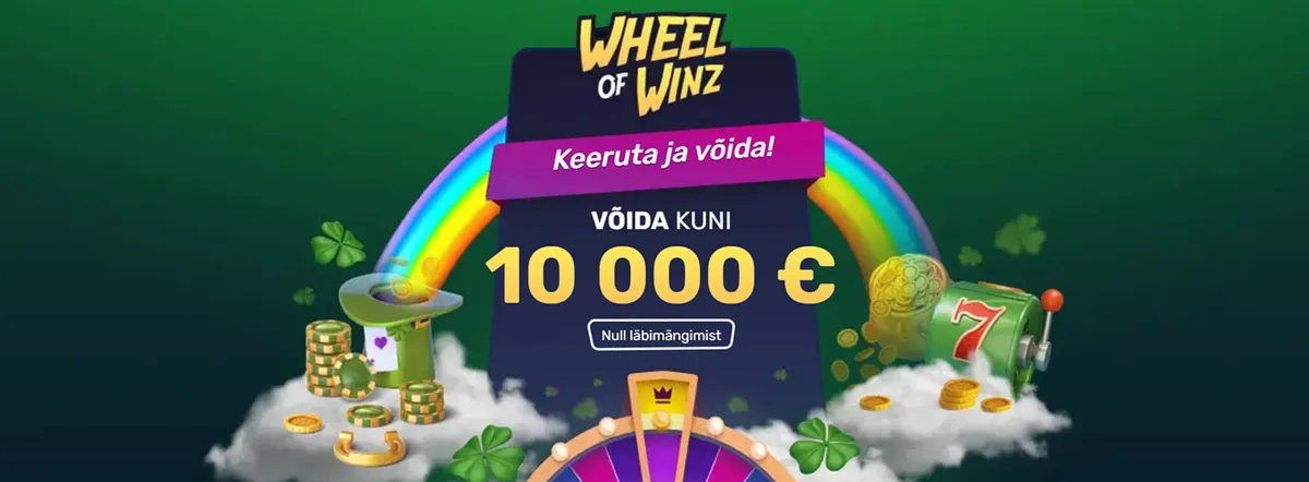 Winz Püha Patricku õnneratas kuni 10000 eurot