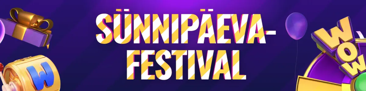 Winz sünnipäevafestivali igapäevased auhinnad