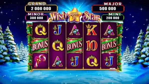 wish upon a star slot screen