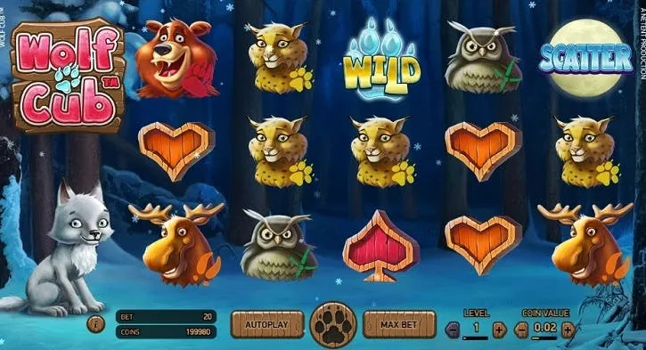 wolf cub slot screen