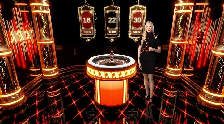 xxxtreme lightning roulette game screen